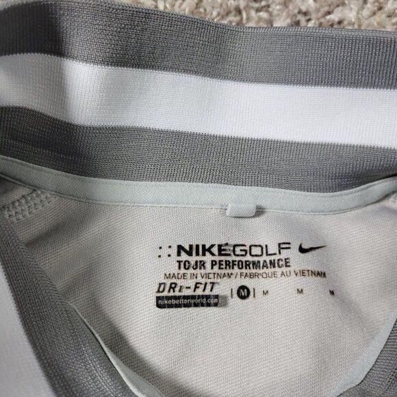 Nike Pullover Mens Medium Gray Golf Tour Performance Cover Up Bud Select Logo - Picture 2 of 8